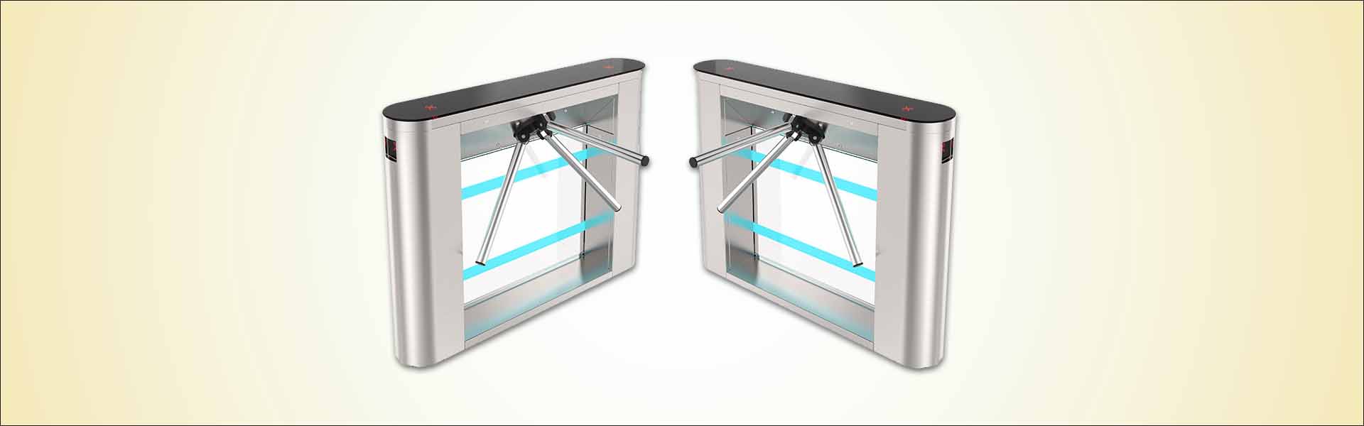 Glass tripod turnstile